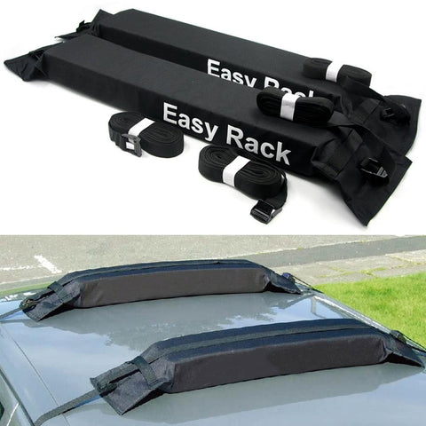 Universal Auto Soft Car Roof Rack Rooftop Luggage Carrier Load 60kg Baggage Easy Fit Removable