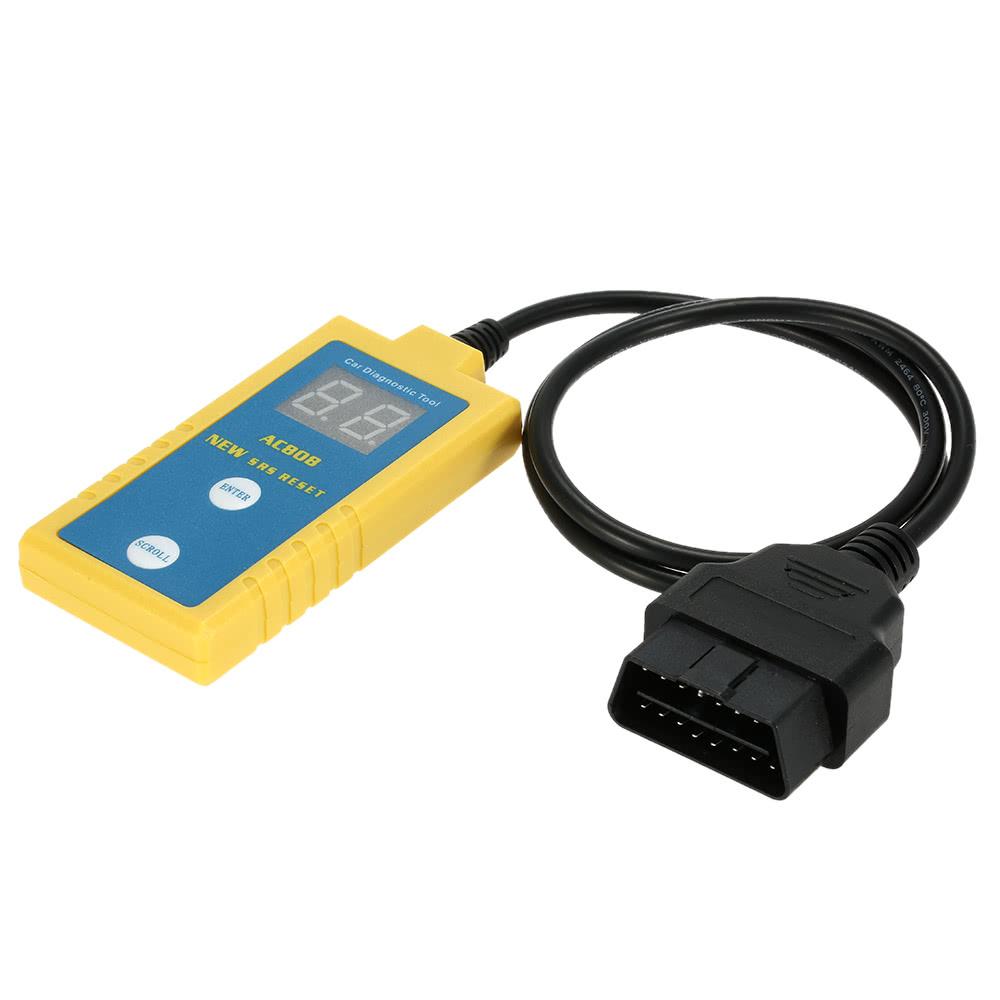 Auto Car Airbag Diagnostic Scan Tool Code Reader Scanner Read and Clear SRS Trouble Codes for BWM