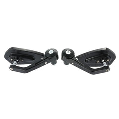 Pair of Motorcycle End Bar Rearview Mirror Universal 7/8" Handle 360°Swivel & Angle Adjustable