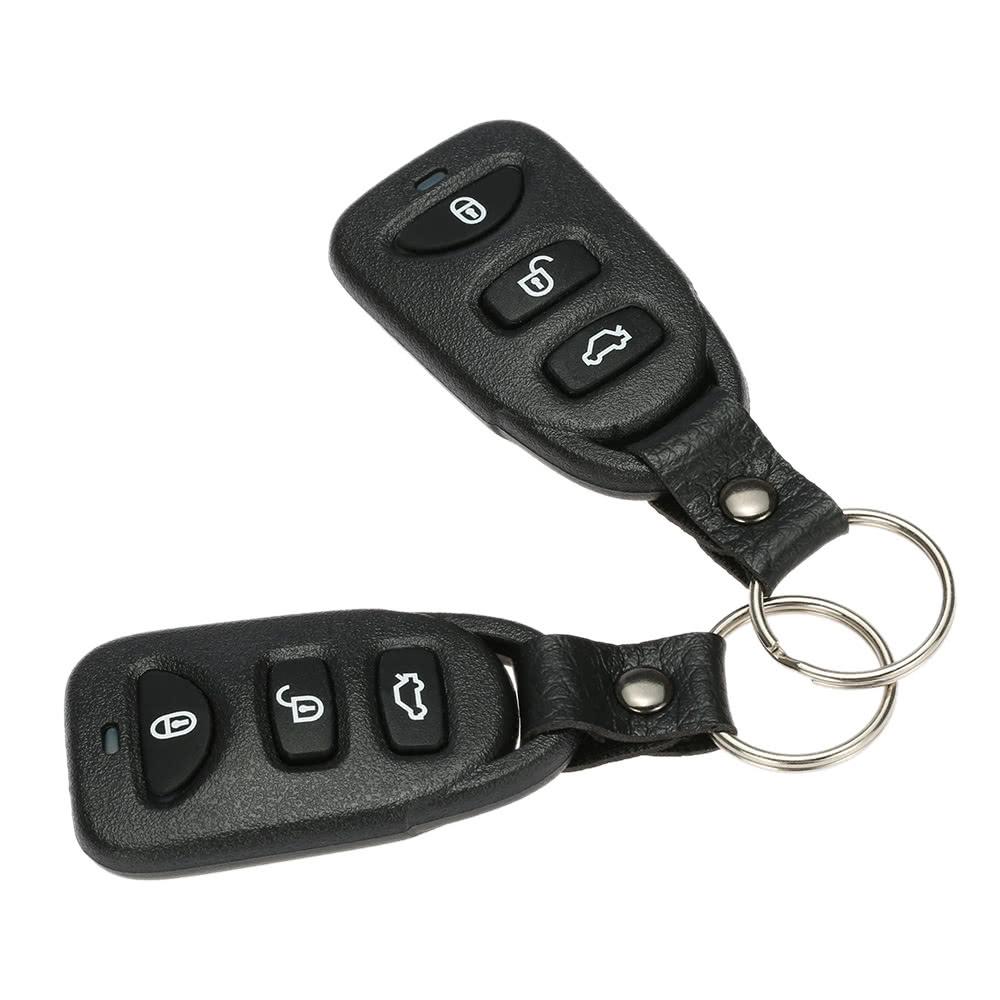 Universal Car Door Lock Keyless Entry System Remote Central Control Locking Kit with Trunk Release Button