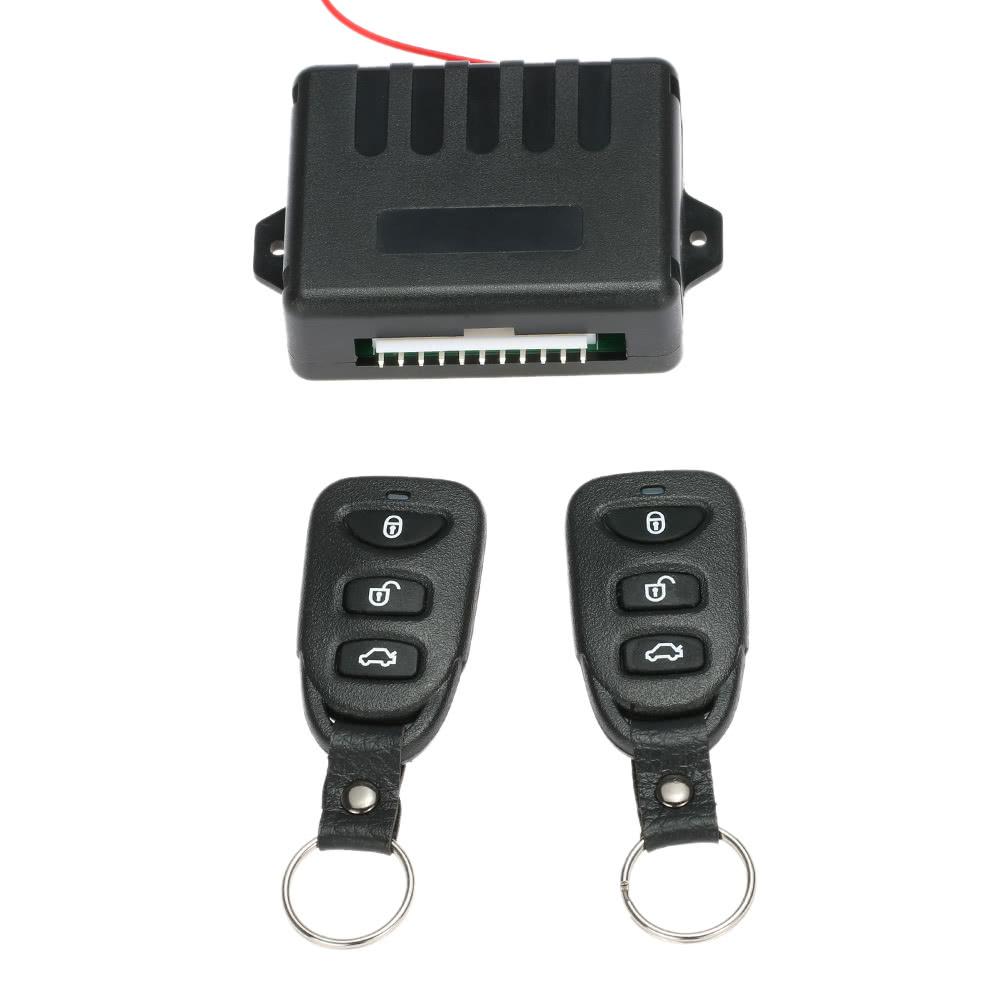Universal Car Door Lock Keyless Entry System Remote Central Control Locking Kit with Trunk Release Button