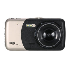 4" Dual Lens 1080P HD Car DVR Dash Cam Camera Camcorder