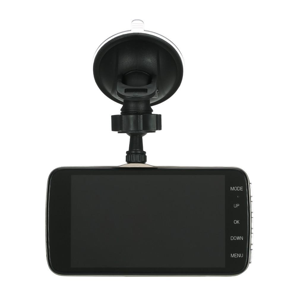 4" Dual Lens 1080P HD Car DVR Dash Cam Camera Camcorder