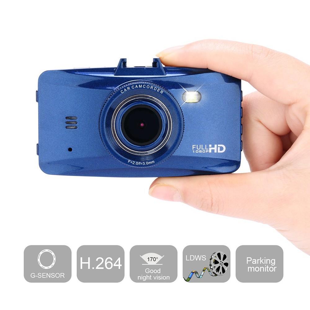 DVR Camera 1080P Full HD For Driving Recording Night Vision G-sensor Detector Video Recorder