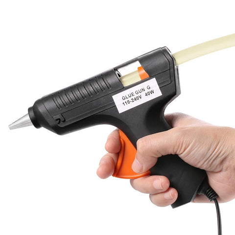 Hot Melt Glue Gun Paintless Dent Repair Tool +10pcs Sticks 40W