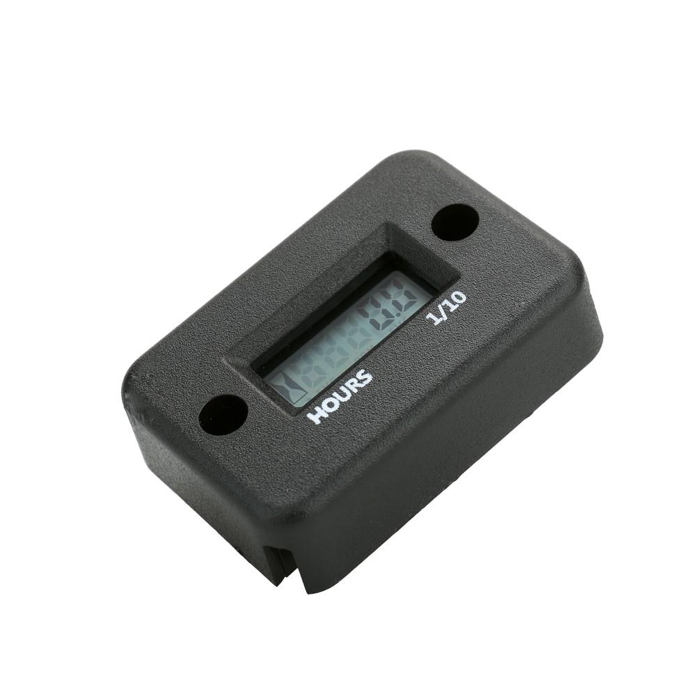 Waterproof LCD Digital Display Engine Tach Hour Meter Motor Sroke Car Motorcycle Boat Speedometer