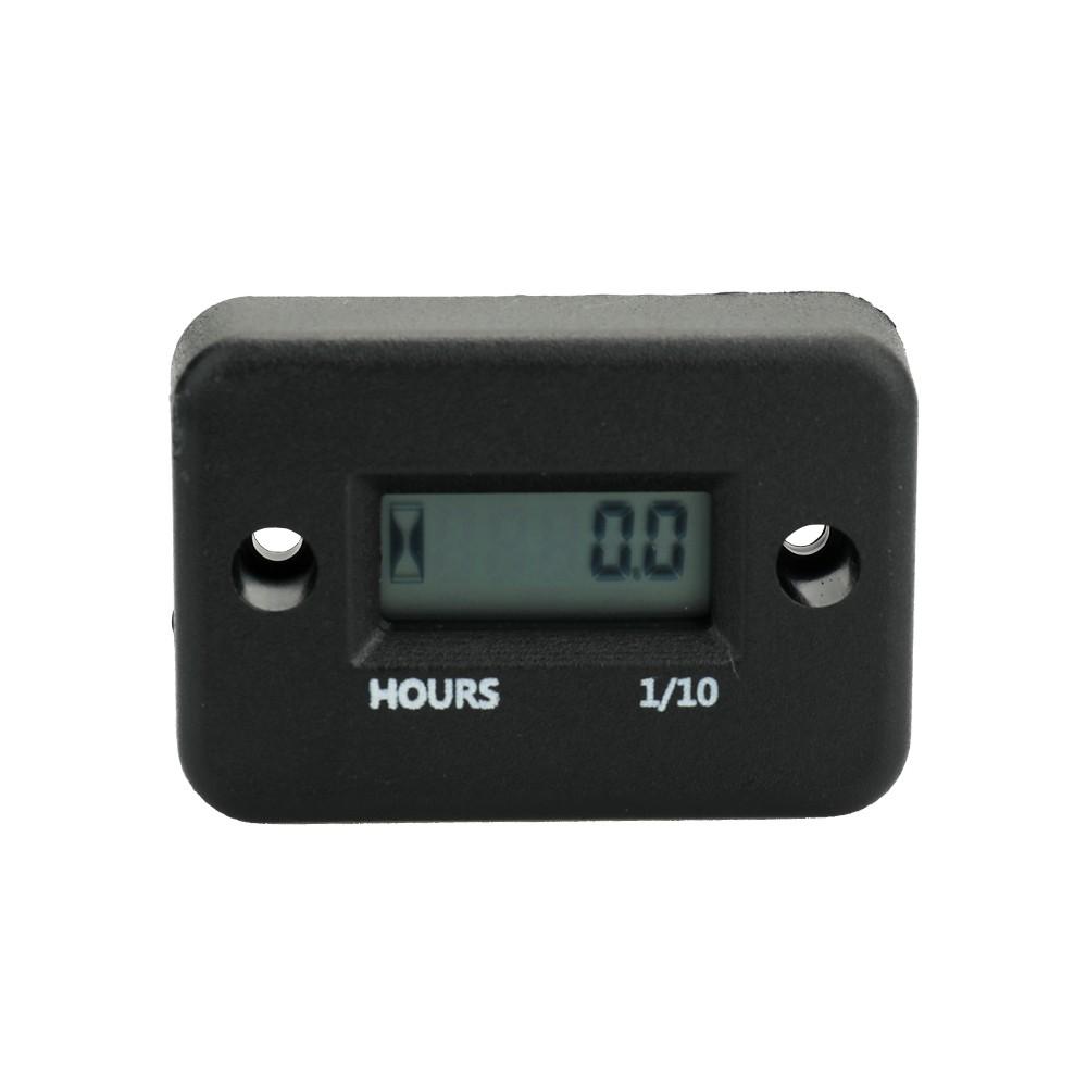 Waterproof LCD Digital Display Engine Tach Hour Meter Motor Sroke Car Motorcycle Boat Speedometer