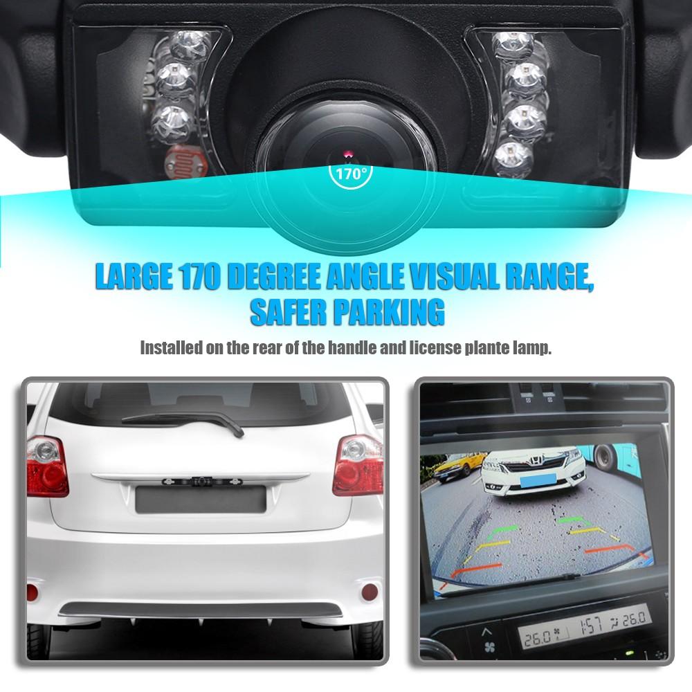 170 Degrees Night Vision Car Rear View Backup Camera Reverse Back Up