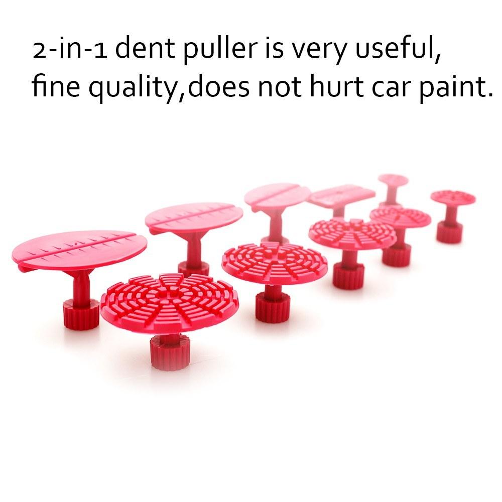 31pc 2-in-1 Two Ways Puller Slide Hammer Tabs Suction Cup Hand of Cars Paintless Dent Repair Tools