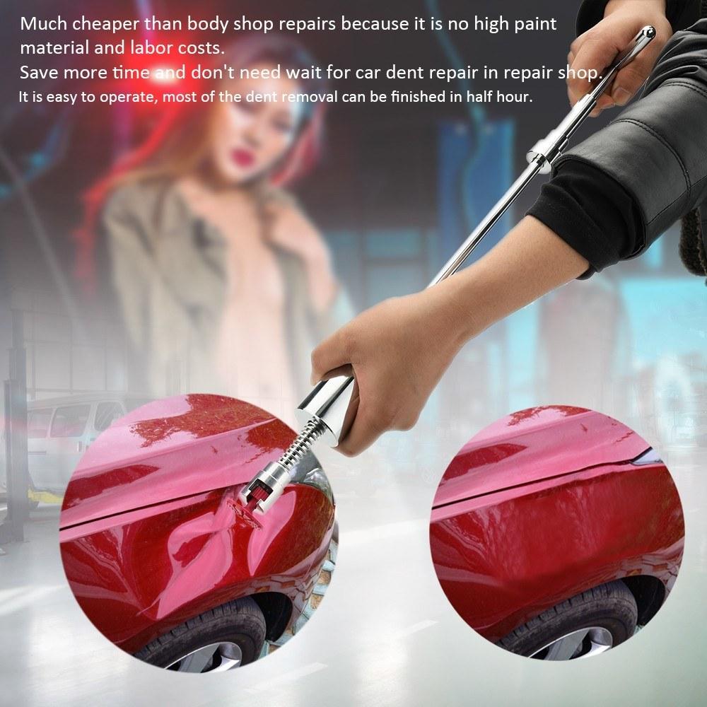 31pc 2-in-1 Two Ways Puller Slide Hammer Tabs Suction Cup Hand of Cars Paintless Dent Repair Tools