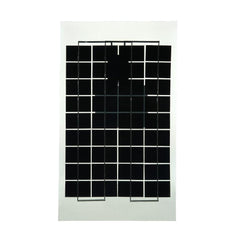 Transparent Epoxy Resin Solar Panel With Alligator Clip Wire 12V 10W 38 X 22 CM