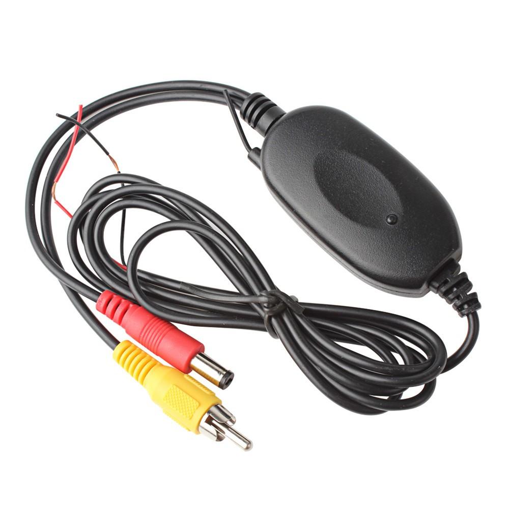 2.4G Wireless Color Video Transmitter & Receiver 1.5M for Car Rear Backup Front View Camera Vehicle Monitors