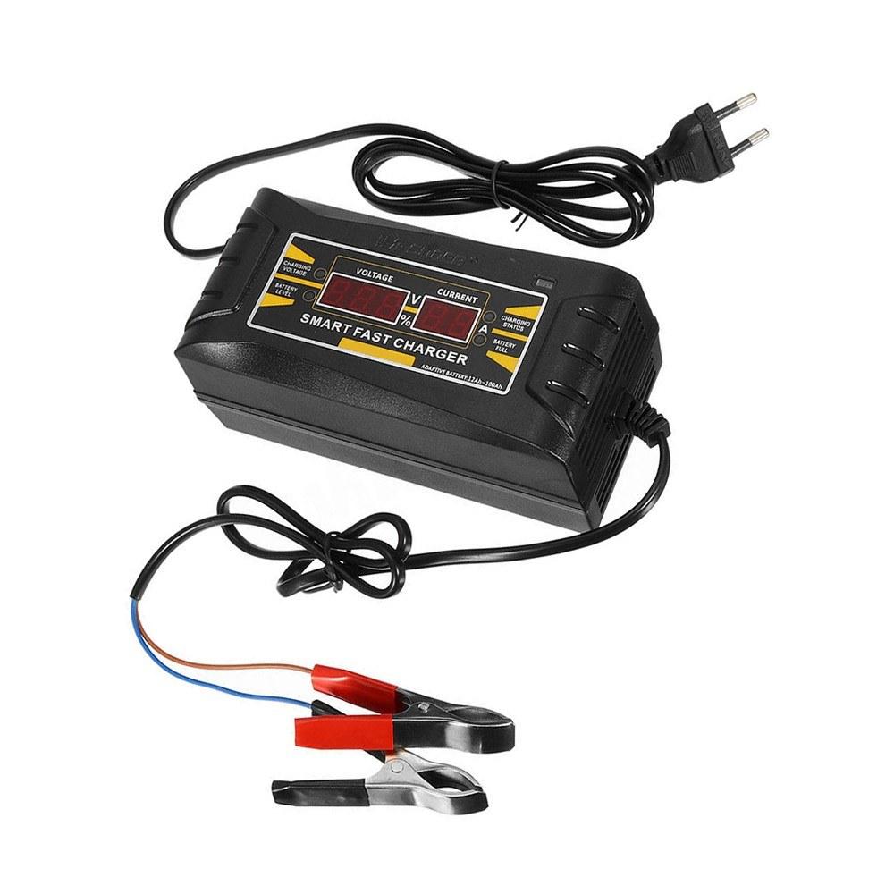 Automatic Car Battery Charger 110V/220V To 12V 6A 10ASmart Fast Power Charging