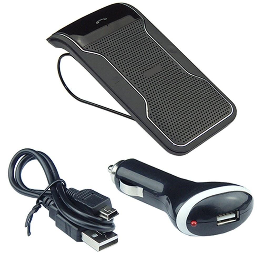 BT HandsFree Car Kit Wireless Speaker with Visor Clip Smart Mobile