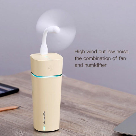 3 in 1 Mini Humidifier Fan Lamp