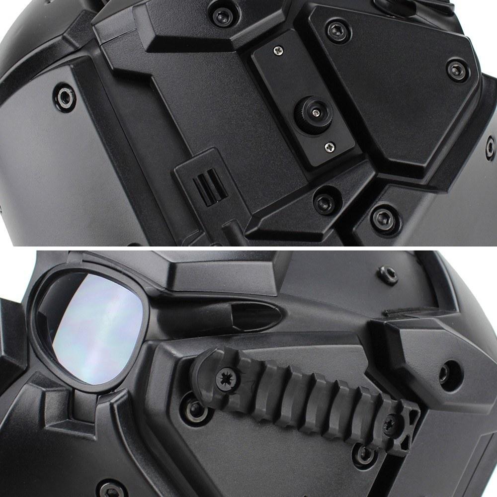 Motorcycle Helmet Full Face Bicycle Tactical Helmets Black