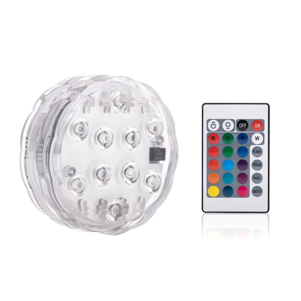 Colorful Remote Control Diving Light Waterproof Underwater Knob Light Aquarium Light