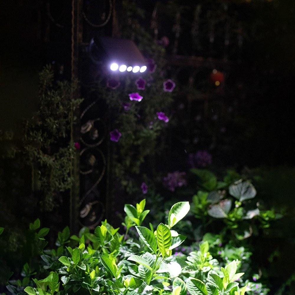 Solar Wall Lamp Outdoor Ultra Thin Waterproof Led Illuminated Light Yard Garden Street Stair Lighting Lamp