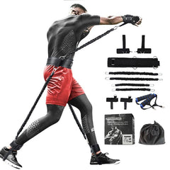 Latex Resistance Elastic Fitness Bands Set for Crossfit Training Exercise Pull Rope Rubber Expander