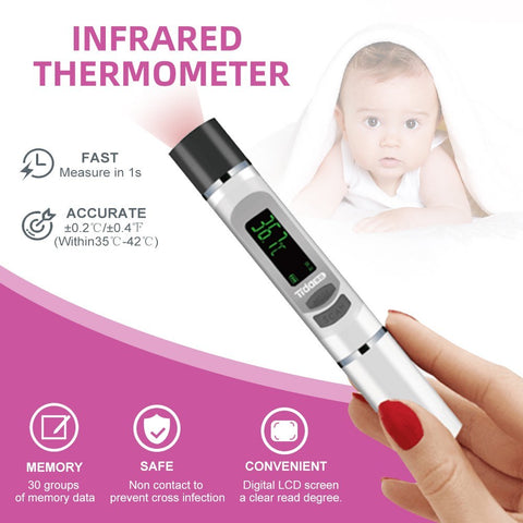 Mini Portable Non-Contact Infrared Thermometer 1S Quick Measurement Body