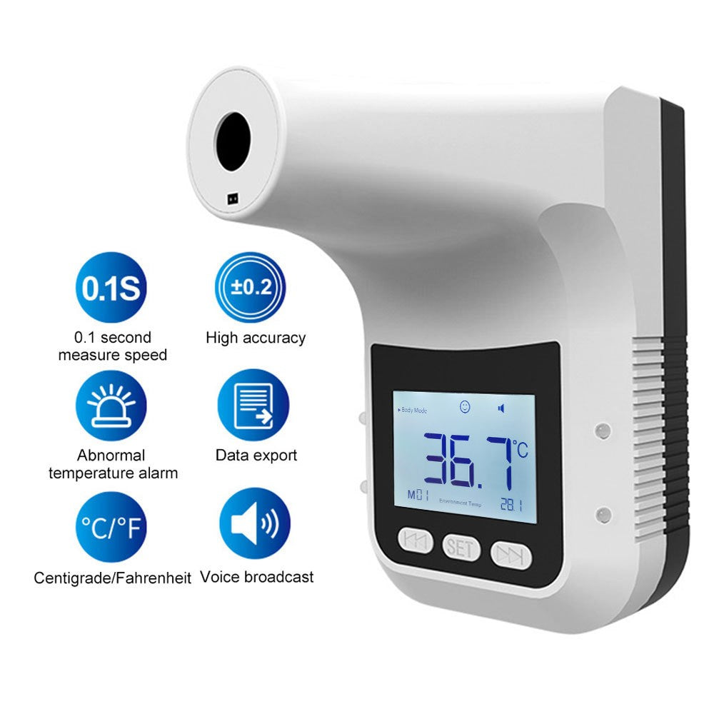 Sterile Thermometer Non-contact Automatic Infrared Thermometer Hanging Temperature Gun