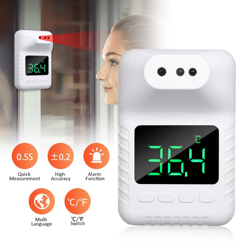 Non-contact Infrared Thermometer Wall-Mounted Automatic Forehead Thermometers