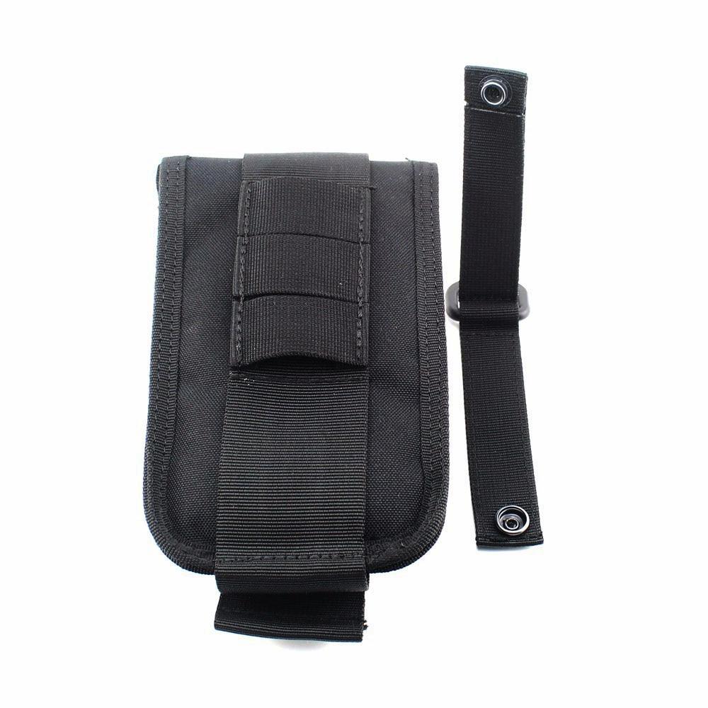 New Tactical Waist Pack Shockproof Double Phone Pouch Wallet Card Hand Bag Gun Accessory for Camping