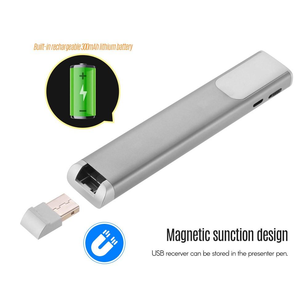 Rechargeable Powerpoint Presenter PPT Clicker Flip Pen