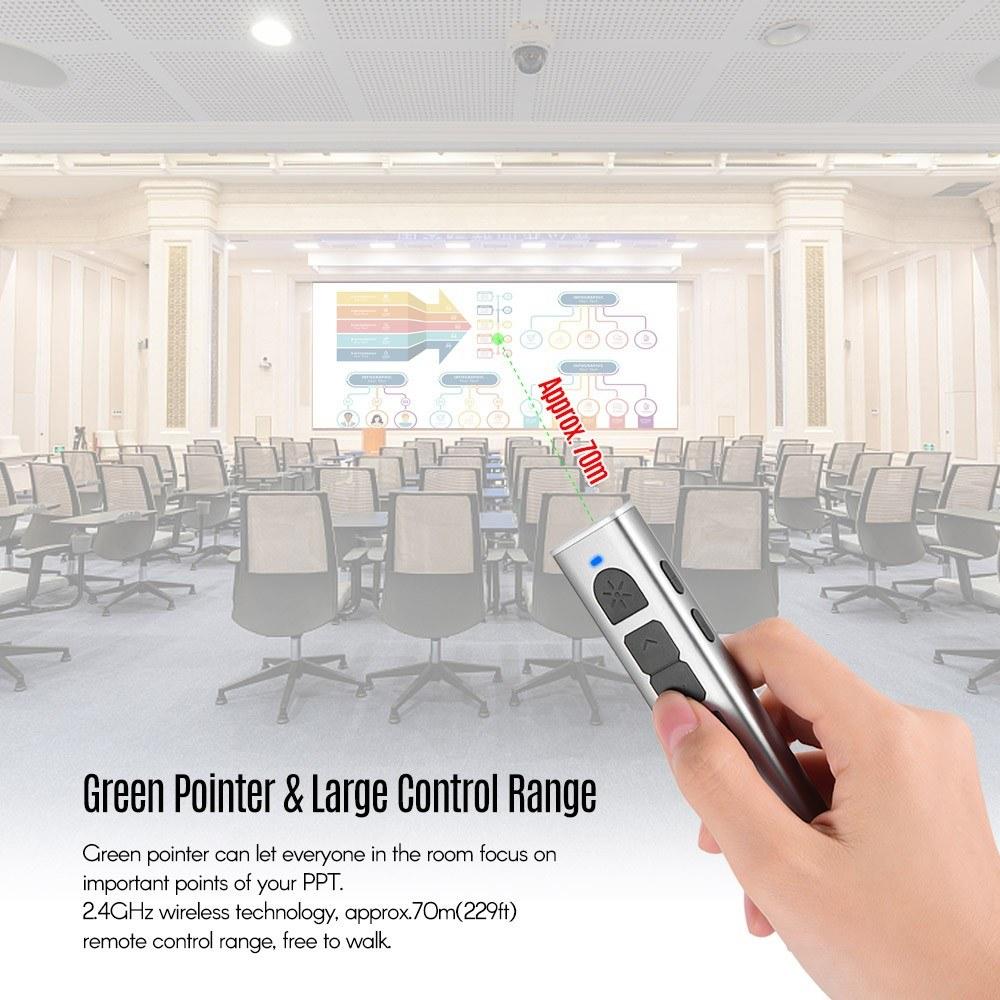 Rechargeable Powerpoint Presenter PPT Clicker Flip Pen