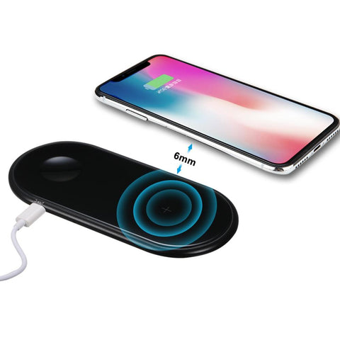 QI-Certified Fast Wireless Charger Charge Mode Quick Wireless Charging Pad