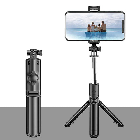 BT Selfie Stick Foldable Tripod 360° Rotation Multi-functional Handheld Adjustable