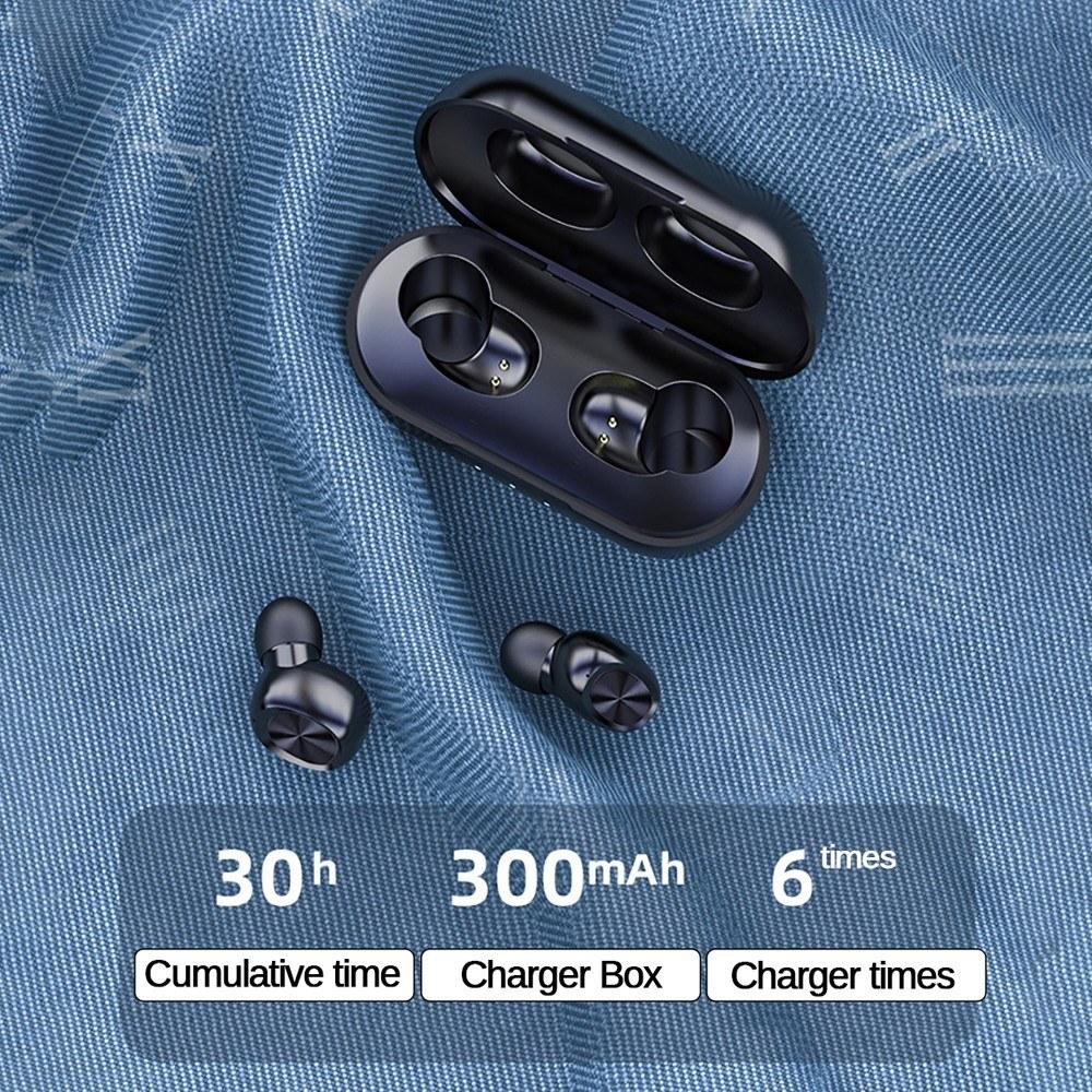 Portable TWS Earphone 5.0 Wireless Sports Earbud with Charge Box