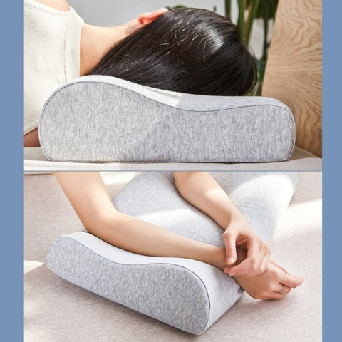 Antibacterial Neck Protection Pillow Memory Cotton Breathable for Sleeping Relaxation