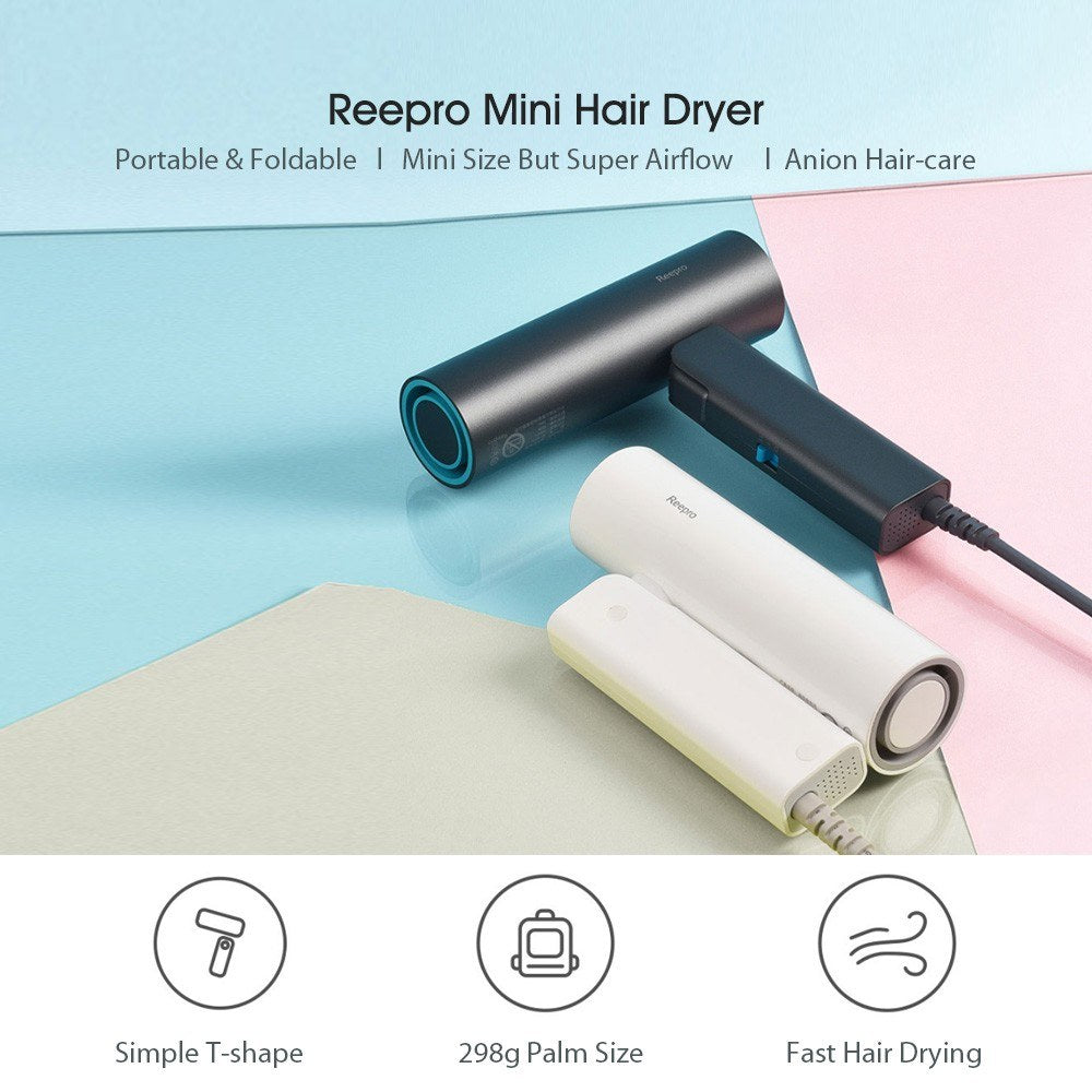 Mini Hair Dryer 550W Professional Hairdryer Quick Dry Portable Folding Handle Hairdressing Barber Blower 220V