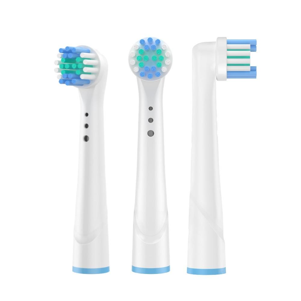 Replacement Toothbrush Heads Soft Bristles Compatible with Braun Oral B 4 Pack