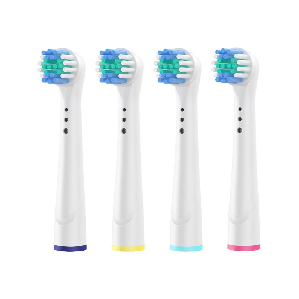 Replacement Toothbrush Heads Soft Bristles Compatible with Braun Oral B 4 Pack