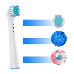 Replacement Toothbrush Heads Soft Bristles Compatible with Braun Oral B 4 Pack