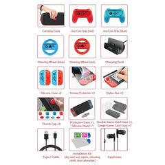 Switch Accessories Bundle 36 in 1 Essential Kit