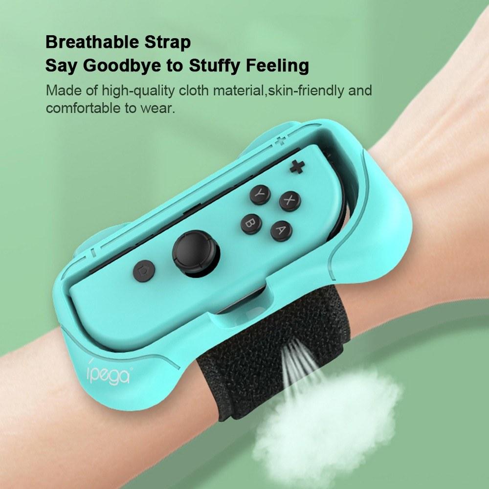 2 in 1 Adjustable Wristband Dance Wrist Strap Replacement for Nintendo Switch Joy Con Controllers