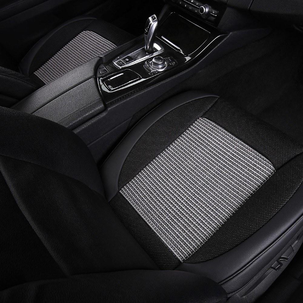 Car Seat Cushion Unique Ice Silk Fabric Pad Mesh Breathable Universal Comfortable Driver