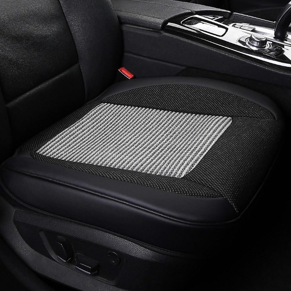 Car Seat Cushion Unique Ice Silk Fabric Pad Mesh Breathable Universal Comfortable Driver