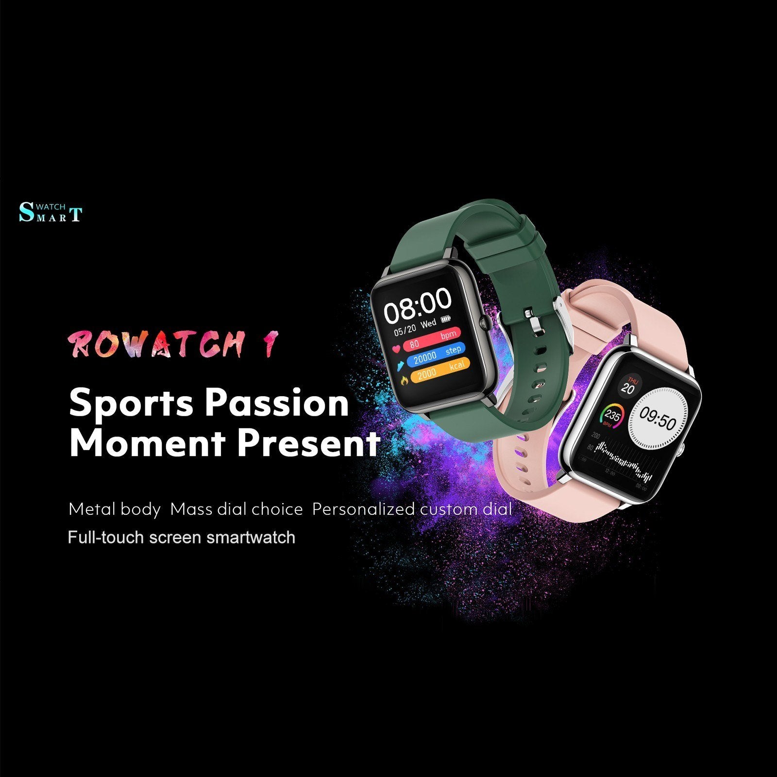 1.4-Inch IPS Screen Smart Bracelet Sports Watch