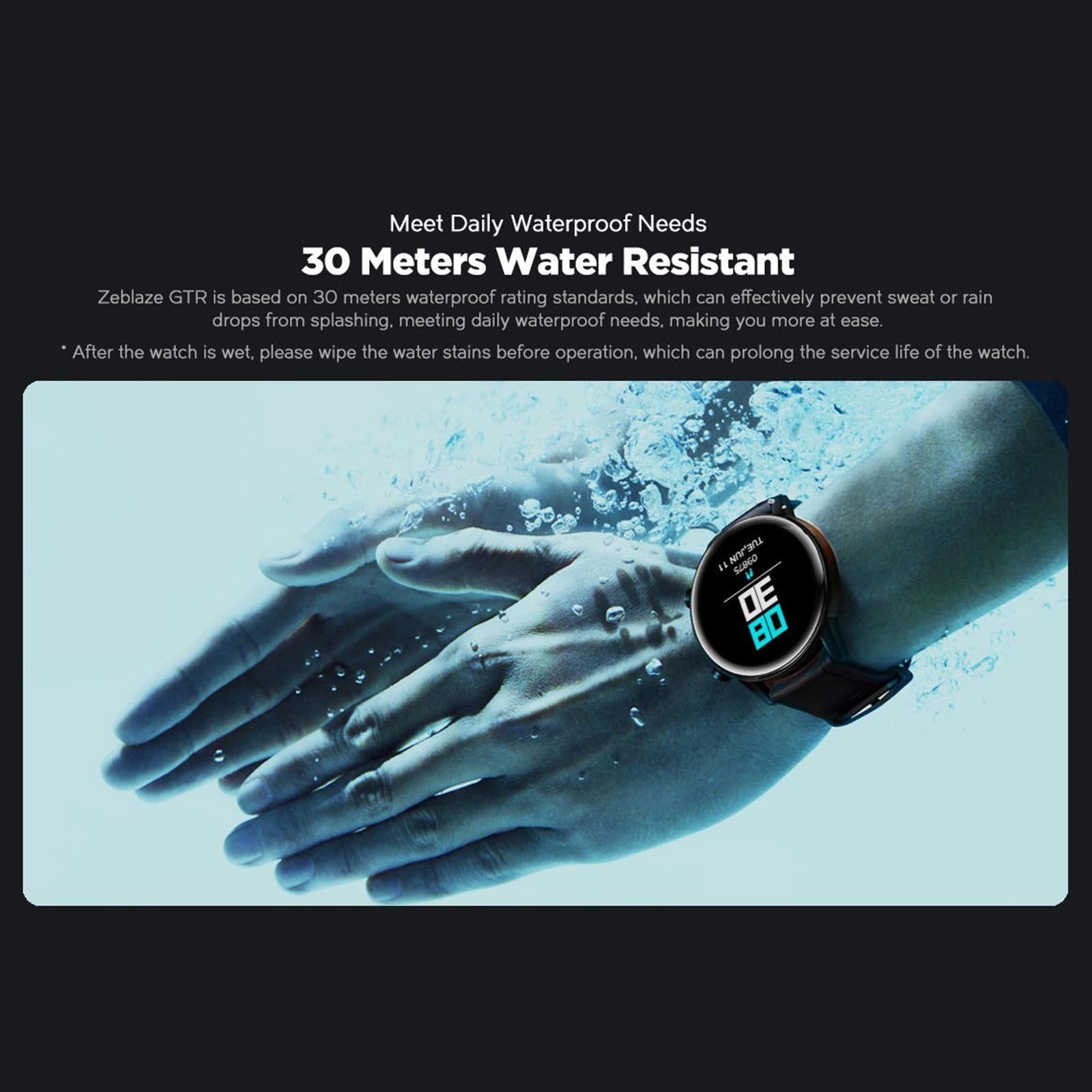 Smart Watch Sport Watch 1.3-Inch IPS Screen BT5.1 Fitness Tracker 30-Meter Waterproof