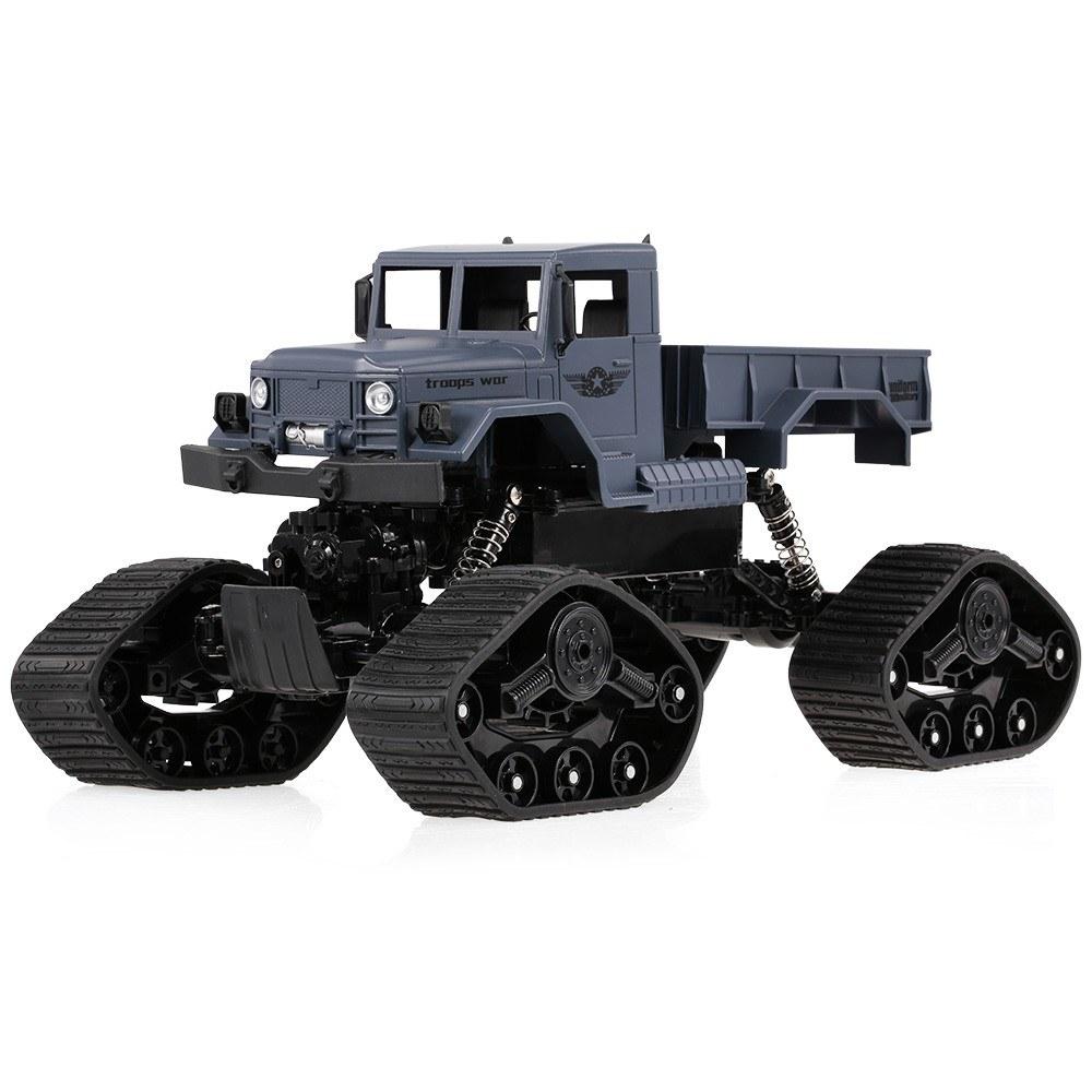 1/12 2.4G 4WD Off-road RTR RC Military Car Electric Snow Rock Crawler for Kids