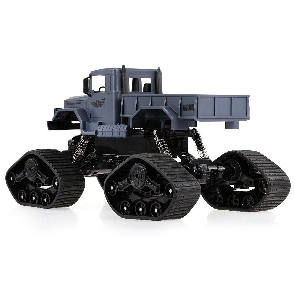 1/12 2.4G 4WD Off-road RTR RC Military Car Electric Snow Rock Crawler for Kids