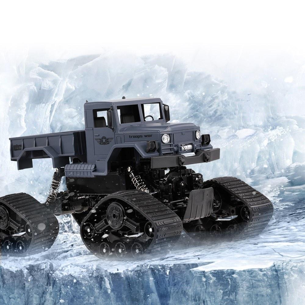 1/12 2.4G 4WD Off-road RTR RC Military Car Electric Snow Rock Crawler for Kids