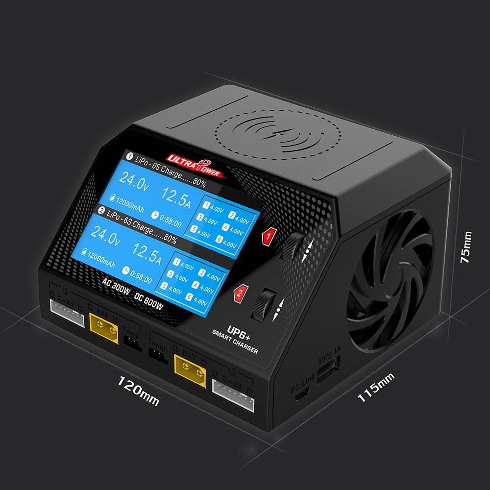 ULTRA POWER UP6+ Balance Charger Discharger AC 2x150W DC 2x300W 2x16A Dual Channel