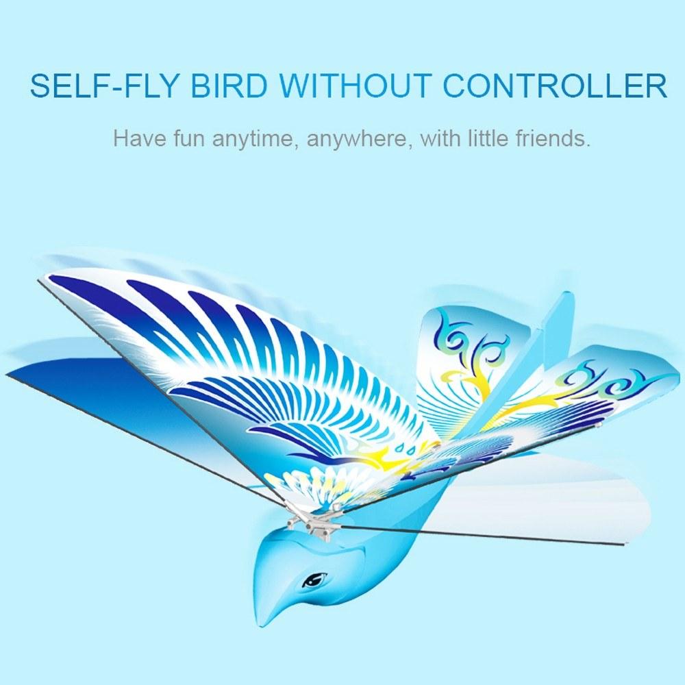 E-Bird Self-fly Bird Hand Throw Flying Toy Christmas Gift for Kids Children