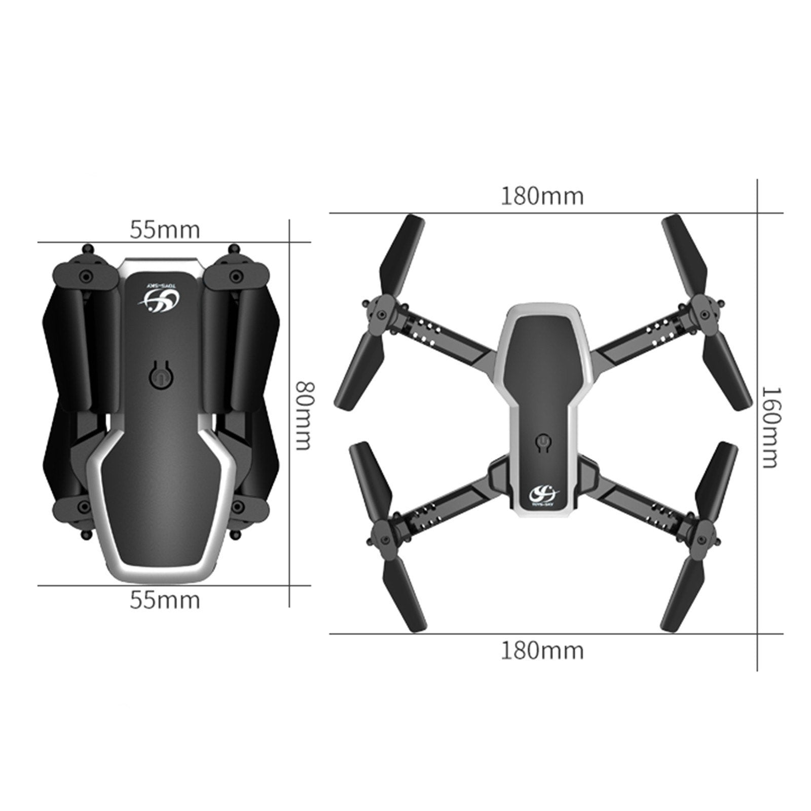 RC Drone 1080P Camera Mini Foldable Quadcopter for Kids