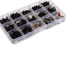 Metal Screws Nuts Box Compatible with 1/10 RC Crawler Car Axial SCX10 Redcat Mst Hsp Model